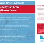 Stellenanzeige  – Stellv. Fraktionsgeschäftsführer